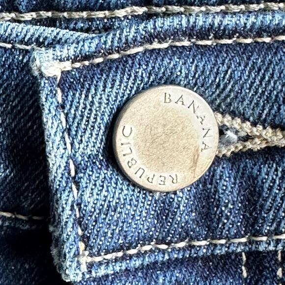 Banana Republic High Rise Wide Leg Crop Jeans Long 31L - Picture 6 of 10